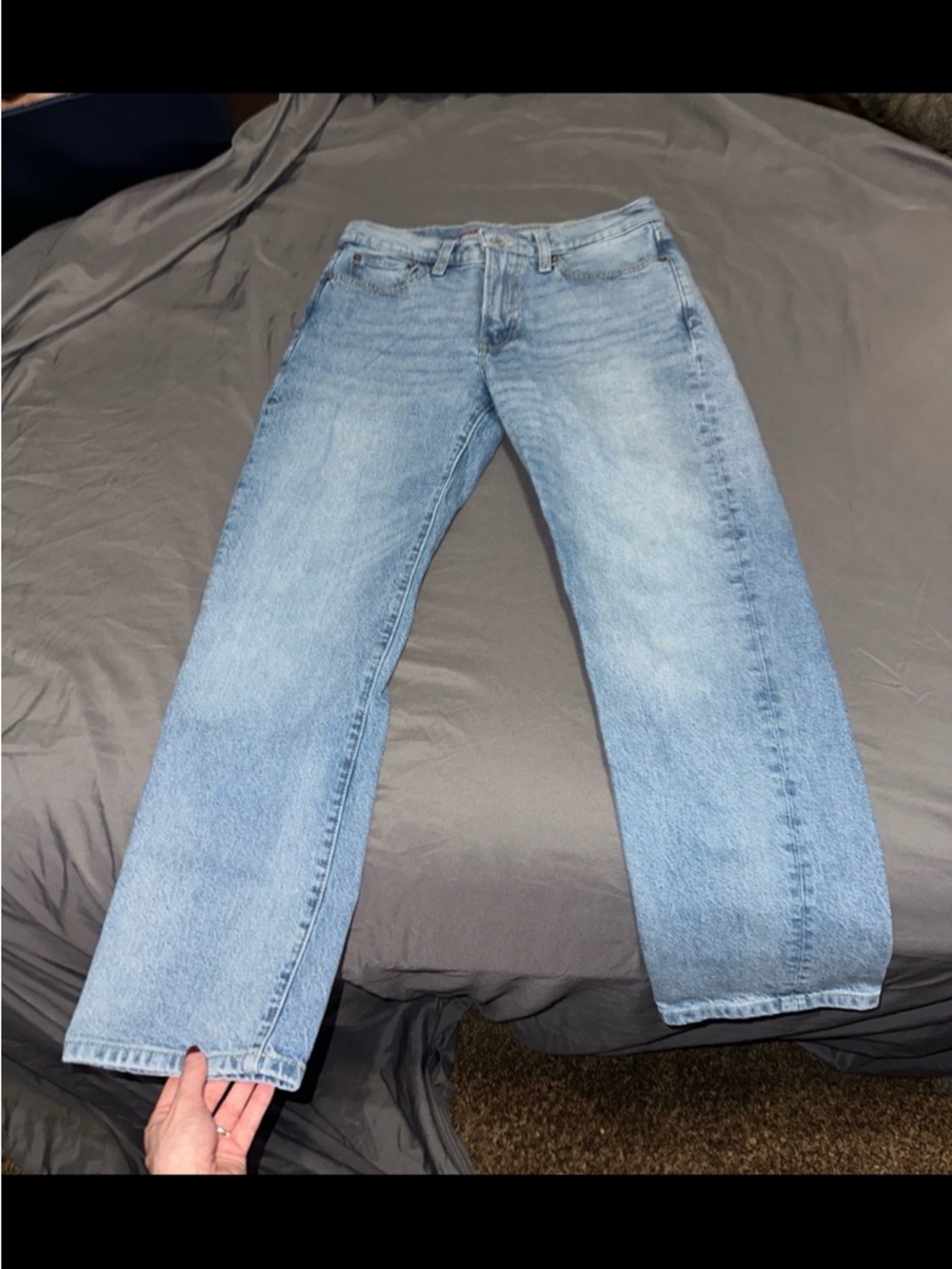 Lucky Brand Like New Mens Light Blue Vintage Straight Jeans 29x30